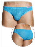 Micro Knit Brief - Blau