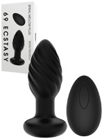 69 Ecstasy Spiral Mellow Plug Black