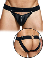 DNGEON Peakaboo Jockstrap - Black