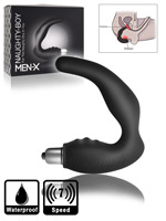 7 Speed Naughty Boy Prostate Massager - Black