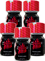 5 x RUSH ULTRA STRONG - BLACK LABEL small - PACK