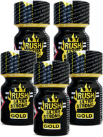 5 x RUSH ULTRA STRONG - GOLD LABEL small - PACK