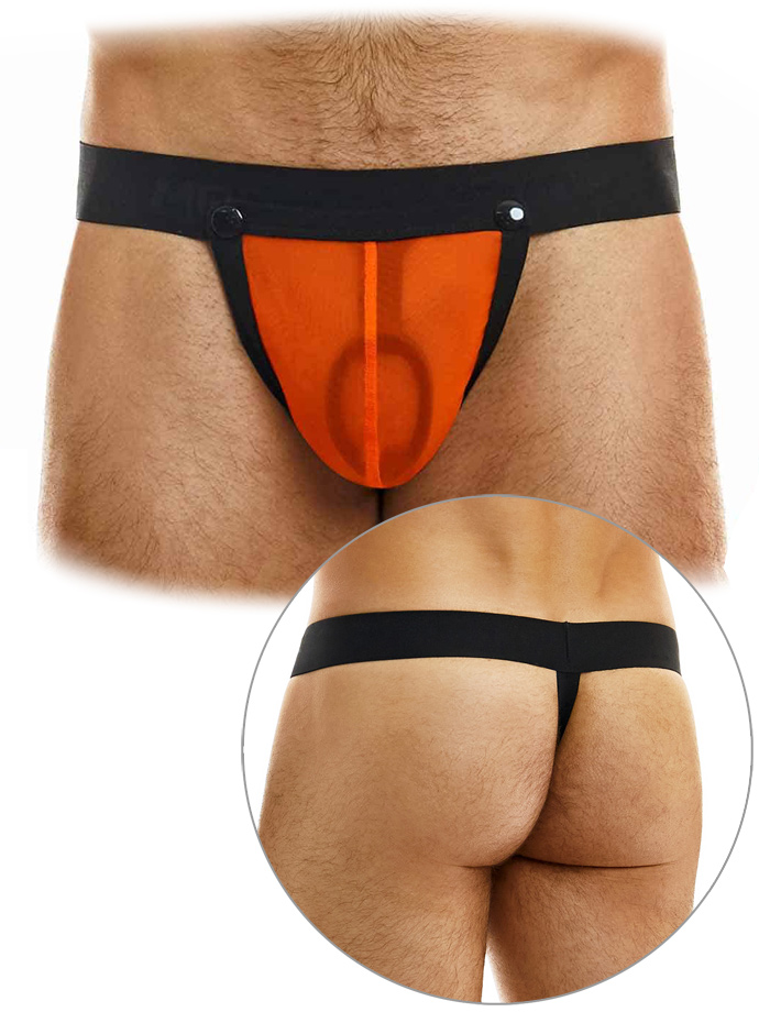 C-Ring Pleasure Thong - Orange