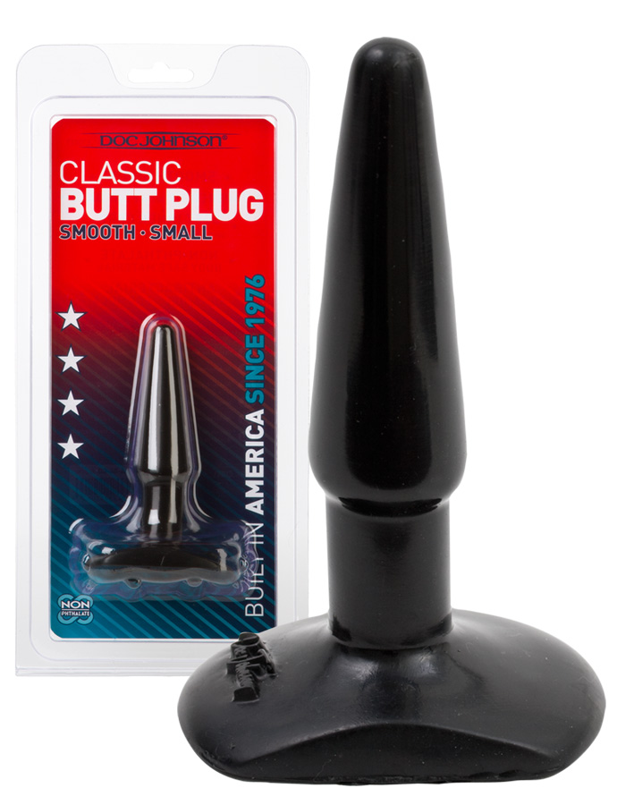 Classic Butt Plug - small black