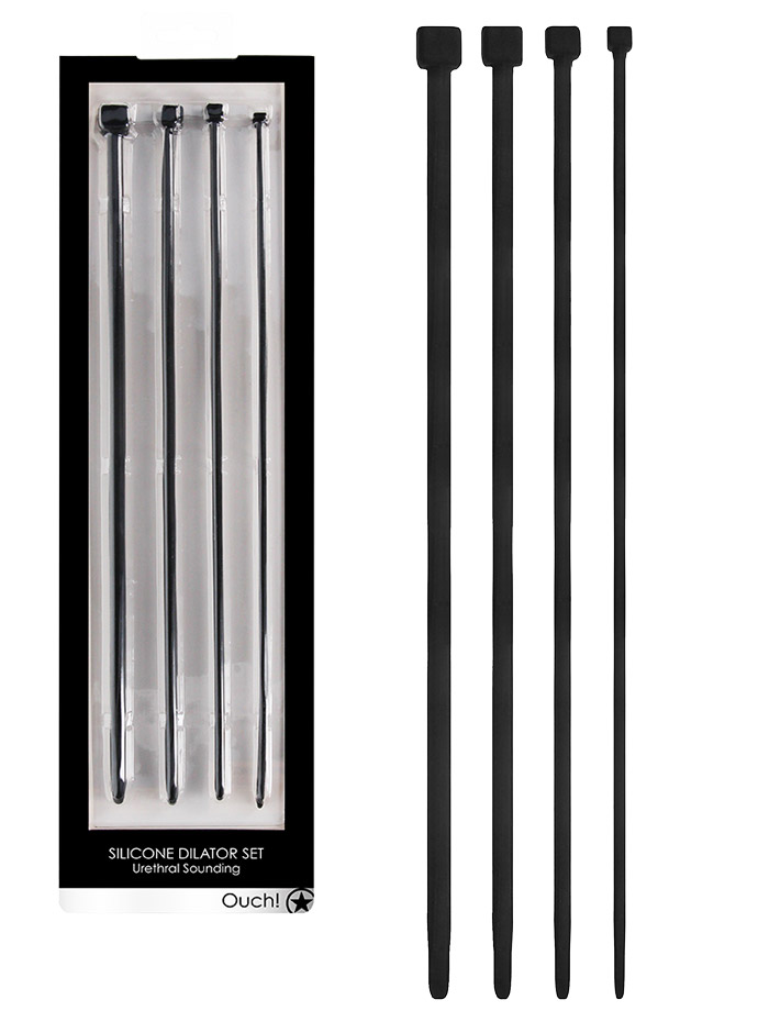OUCH! Silicone Dilator Set - Urethral Sounding Long