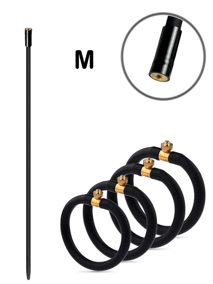 Electric Cock Rings + Dilator M for Electric Shocker