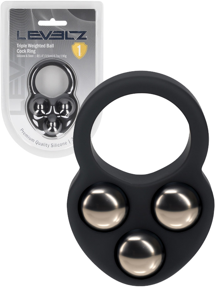 Levelz - Triple Weighted Ball Cock Ring