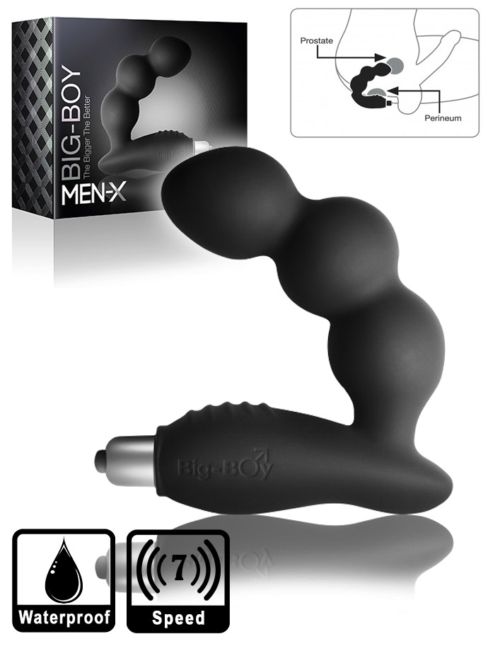 7 Speed Big Boy Prostate Massager - Black