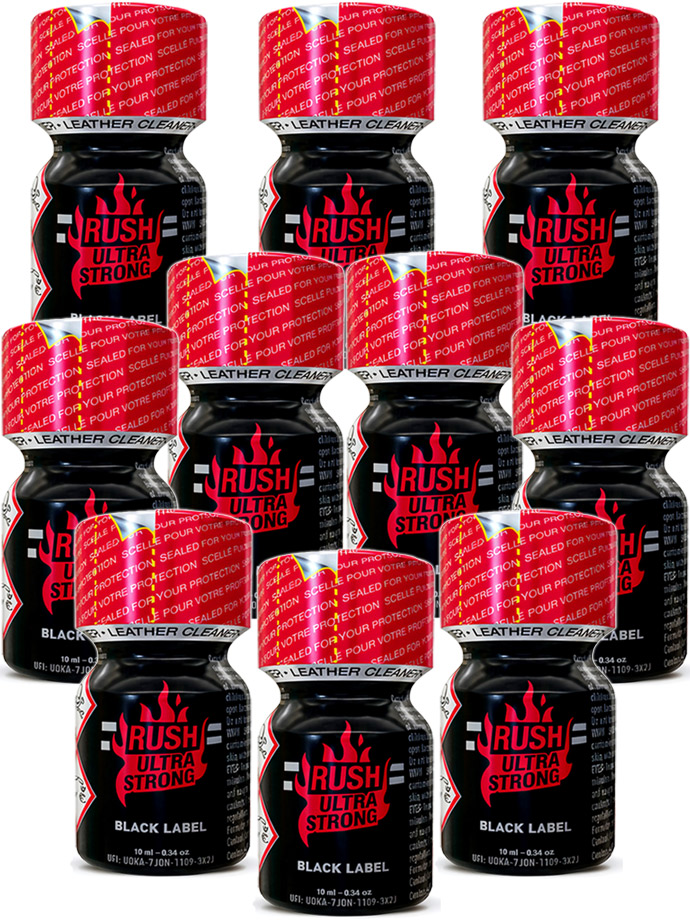 10 x RUSH ULTRA STRONG - BLACK LABEL small - PACK