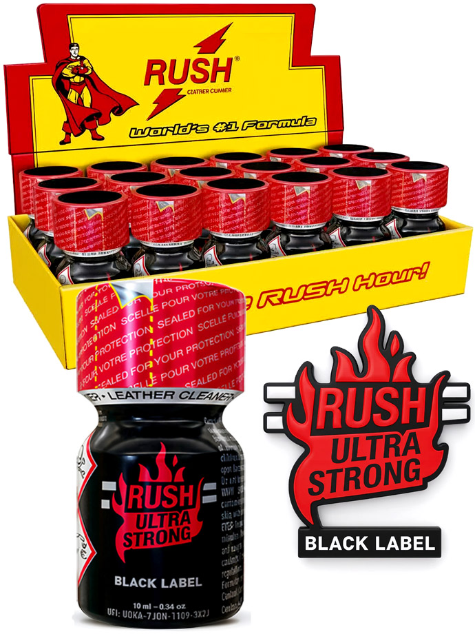 BOX RUSH ULTRA STRONG - BLACK LABEL small - 18x
