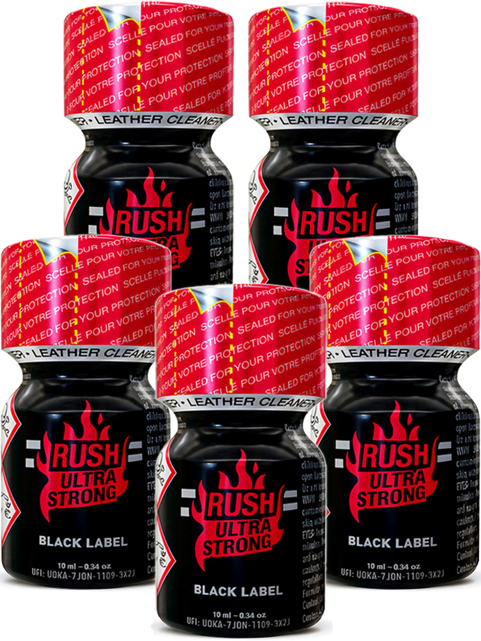 5 x RUSH ULTRA STRONG - BLACK LABEL small - PACK