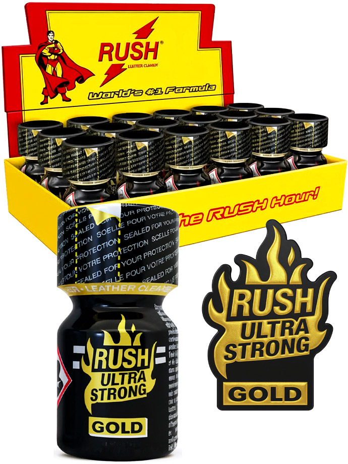 BOX RUSH ULTRA STRONG - GOLD LABEL small - 18x