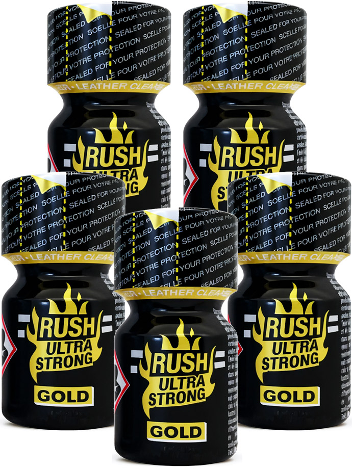 5 x RUSH ULTRA STRONG - GOLD LABEL small - PACK