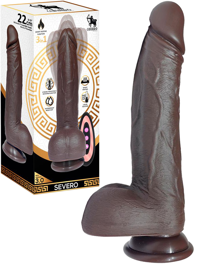 Severo Realistic Turbo Shaking Dildo