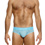 Striped Crochet Classic Brief - Hellblau