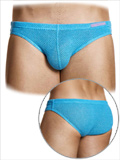 Micro Knit Brief - Blau