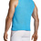 Micro Knit Sleeveless - Blau