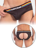 Backless Brief Pride - Schwarz
