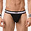 Suspender Top - Schwarz/Weiss