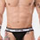 Jockstrap Bottom - Schwarz/Weiss