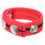 Hard Power Leder Penisring verstellbar - rot