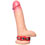 Hard Power Leder Penisring verstellbar - rot