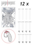 ManCage Spare Pin Set - Transparent