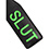 OUCH! Paddle - SLUT - Glow in the Dark