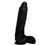 Penis Dildo Push Black 7.1 inch with Suction Cup