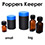 Poppers Keeper Big - Black/Blue